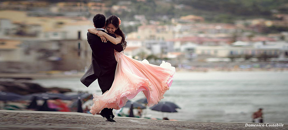 Seaside wedding in Italy