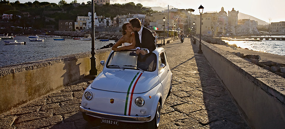 Seaside wedding in Italy