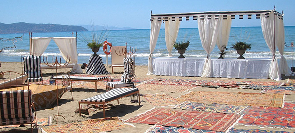 Seaside wedding in Italy