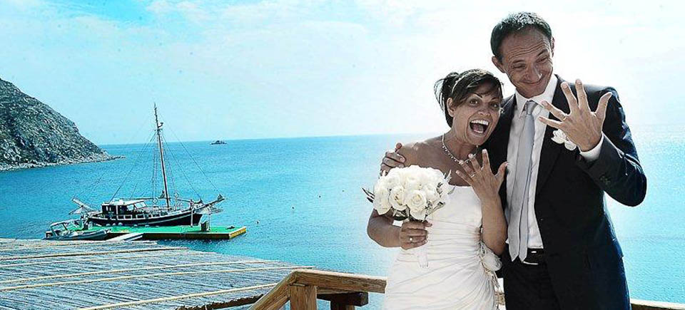 Seaside wedding in Italy