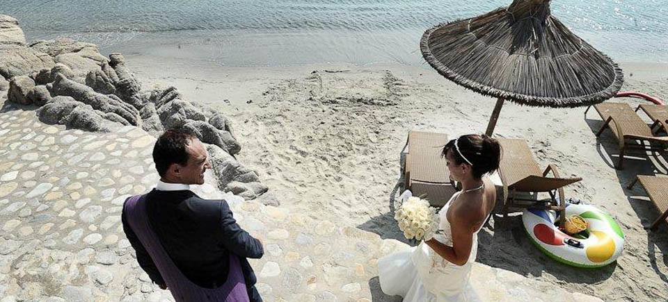 Seaside wedding in Italy